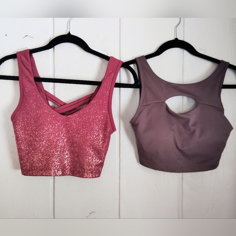 BUNDLE OF 2!! Stylish Sports Bras. LIKE NEW!!